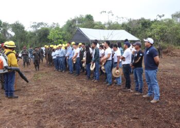 Capacidades son fortalecidas en el Primer Ejercicio Nacional de Supresión de Incendios Forestales