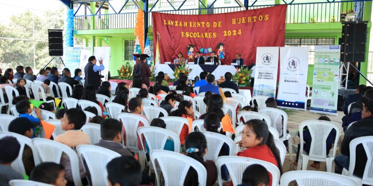 Lanzamiento nacional de los Huertos Escolares Pedagógicos