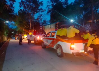 Trabajan para prevenir incendios forestales