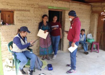 Inicia el Registro Único de Agricultores en San Gaspar Ixchil, Huehuetenango