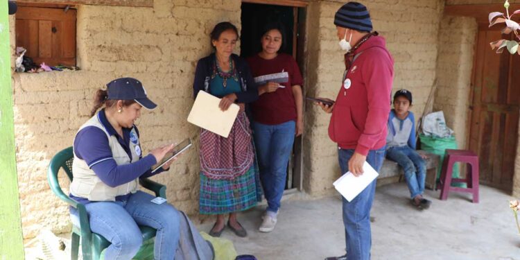 Inicia el Registro Único de Agricultores en San Gaspar Ixchil, Huehuetenango