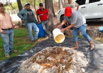 Instruyen sobre técnicas prácticas para la preparación de abono orgánico en Chiquimula