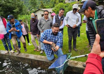 En San Marcos impulsan producción de trucha arcoíris