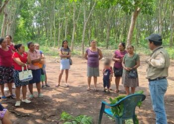 Promueven bancos de semilla y huertos pedagógicos en Suchitepéquez