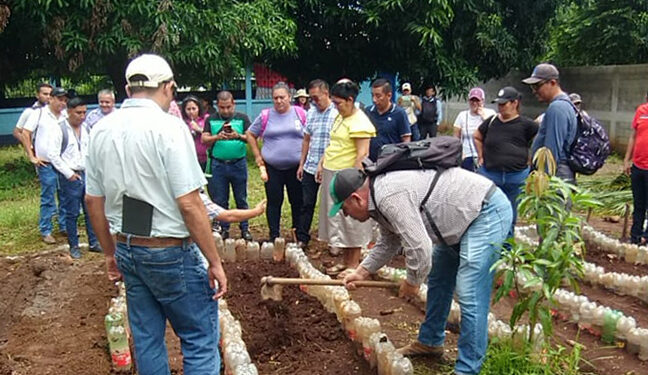 Capacitan a directores de centros educativos para implementar huertos escolares