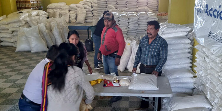 Alimentos por Acciones, un incentivo al desarrollo comunitario