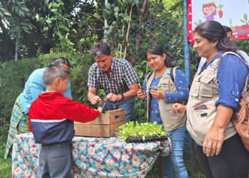 En Villa Nueva ofrecen capacitación acerca de Huertos Escolares Pedagógicos
