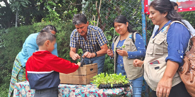 En Villa Nueva ofrecen capacitación acerca de Huertos Escolares Pedagógicos