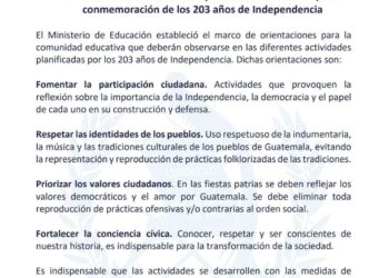 El Ministerio de Educación comparte las orientaciones para la conmemoración de los 203 años de Independencia