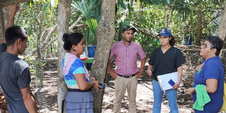 Peteneros reciben asistencia técnica de aves de postura