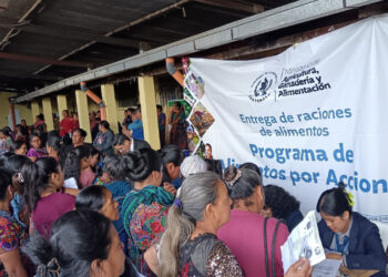 Se entregan alimentos por acciones a más de siete mil familias