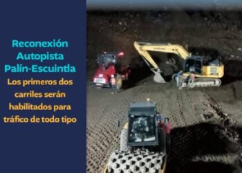 Reconexión Autopista Palín-Escuintla Los primeros dos carriles serán habilitados para tráfico de todo tipo