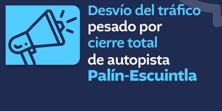 Desvío del tráfico pesado por cierre de la Autopista Palín-Escuintla