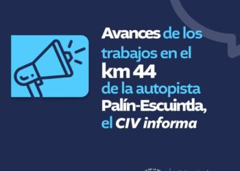 Avances de los trabajos en el km 44 de la autopista Palín-Escuintla, el CIV informa: