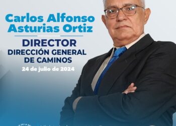 Nombramiento del Ingeniero Carlos Alfonso Asturias Ortiz como Director de la Dirección General de Caminos
