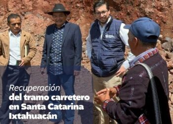 RECUPERACIÓN DEL TRAMO CARRETERO EN SANTA CATARINA IXTAHUACÁN