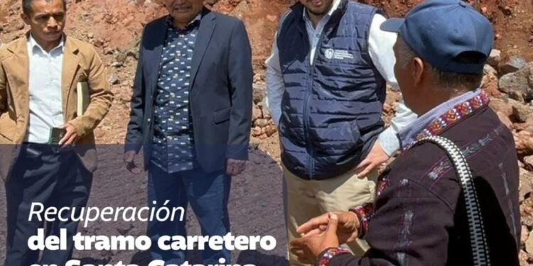 RECUPERACIÓN DEL TRAMO CARRETERO EN SANTA CATARINA IXTAHUACÁN