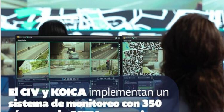 El CIV y KOICA implementan un sistema de monitoreo con 350 cámaras de CCTV para mejorar la movilidad en el departamento de Guatemala