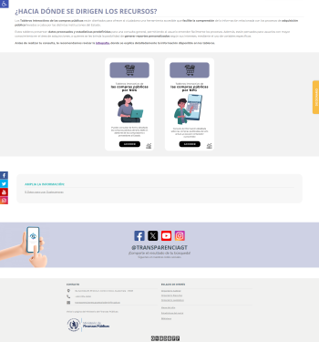 Habilitan tableros interactivos que facilitan la comprensión de las compras públicas