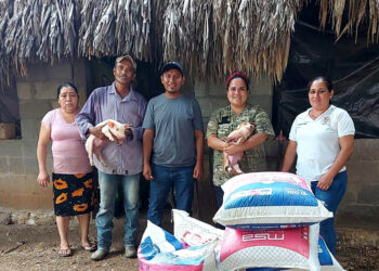 Entregan lechones a comunidades de Petén