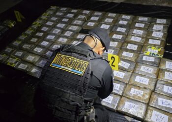 Decomisan otro millonario cargamento de droga en Coatepeque