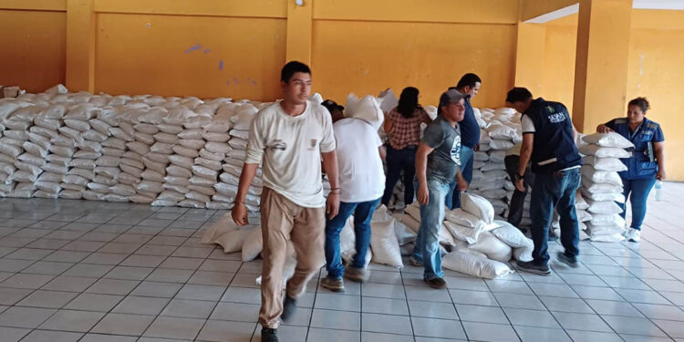 Empieza recepción de alimentos para atender a familias en Escuintla