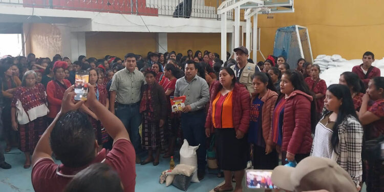 Entregan alimentos en Huehuetenango a familias en Inseguridad Alimentaria y Nutricional