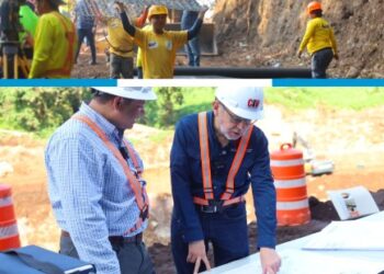 Ministro de Comunicaciones supervisa avances en la autopista Palín-Escuintla