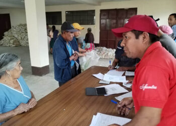 Familias agricultoras beneficiadas con Alimentos por Acciones