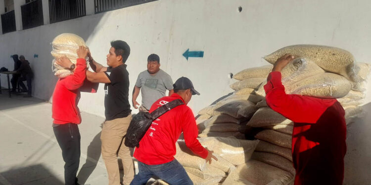 Alimentos beneficiaran a más de 42 mil familias en 9 departamentos