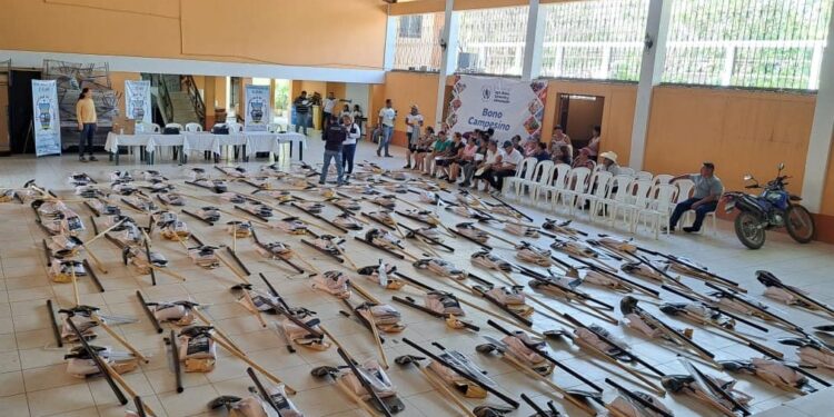 Nuevas entregas de Bono Campesino en once departamentos