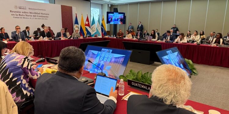 Canciller de Guatemala, Carlos Ramiro Martínez, participa de manera virtual en la Reunión sobre Movilidad Humana en la Ruta Norte del Continente