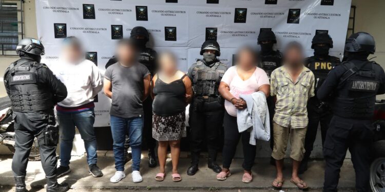 Gobernación desmantela banda de secuestradores “Los Sureños” en Escuintla