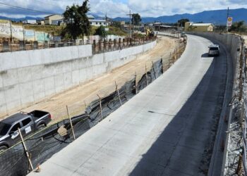 Avanza construcción del paso a desnivel frente al Organismo Judicial en Quetzaltenango