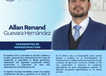 Ing. Allan Guevara lidera como Viceministro de Infraestructura