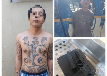 Detenidos por portación ilegal de arma de fuego y municiones en Mixco