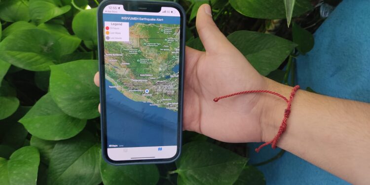 Aplicación del INSIVUMEH para alerta temprana de terremotos ha notificado 196 sismos