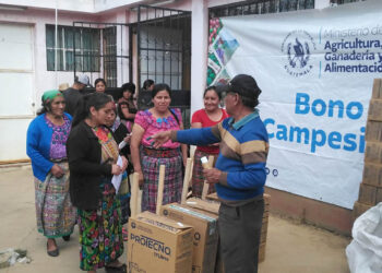 Avanza distribución del Bono Campesino en Momostenango y Tiquisate