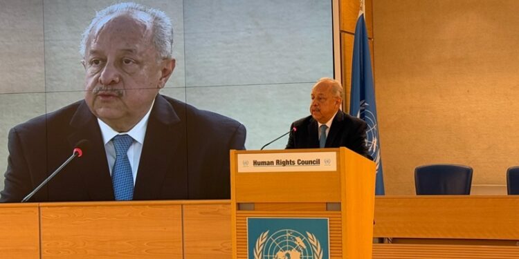 El Ministro de Relaciones Exteriores, Carlos Ramiro Martínez, participa en el 58° período de sesiones del Consejo de Derechos Humanos de la ONU