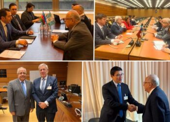 Ministro de Relaciones Exteriores de Guatemala sostiene reuniones bilaterales con altas autoridades de Chile, Azerbaiyán y Kirguistán