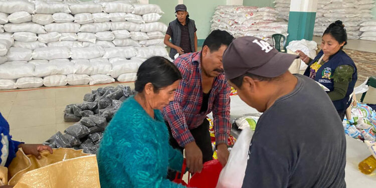 Alimentos llegaron a más de 76 mil familias en enero 2025