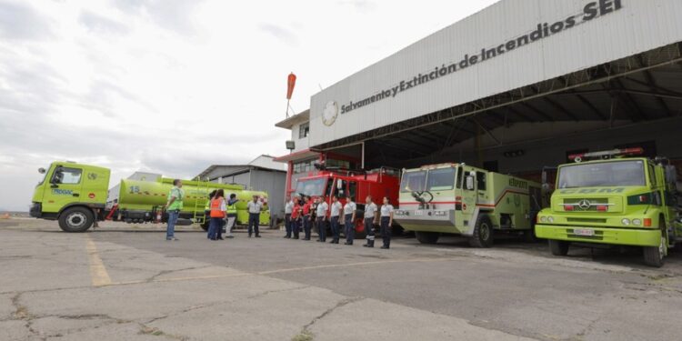 Servicio de Salvamento y Extinción de Incendios cuenta con nuevo espacio recupeado en el AILA