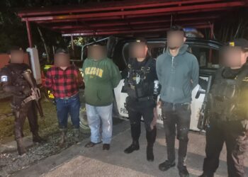 Capturados trasladaban 190 mil quetzales en vehículo