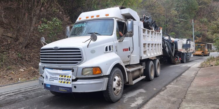 Se reactiva recapeo en ruta Huehuetenango – frontera con México para mejorar conectividad y seguridad vial