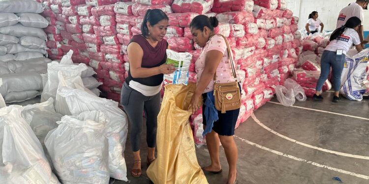 Asistencia alimentaria llegará a más de 56 mil familias durante marzo de 2025