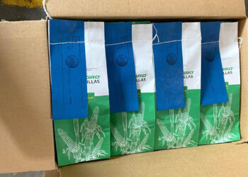 Certificadas con etiqueta azul 65 mil bolsas de semillas