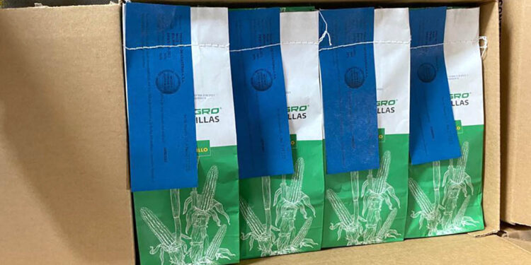 Certificadas con etiqueta azul 65 mil bolsas de semillas