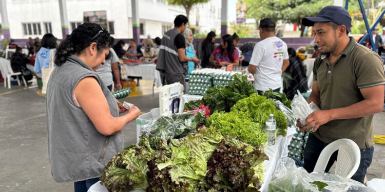 Feria del Agricultor llena de color a Santa Lucía Milpas Altas