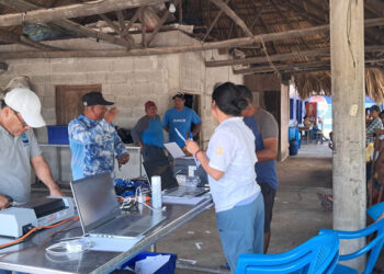 Registran a 116 pescadores artesanales en Las Lisas, Santa Rosa