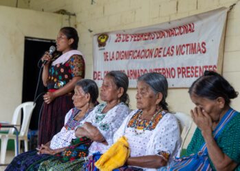 Conmemoran en Sepur Zarco el Día Nacional de la Dignidad de las Víctimas del Conflicto Armado Interno